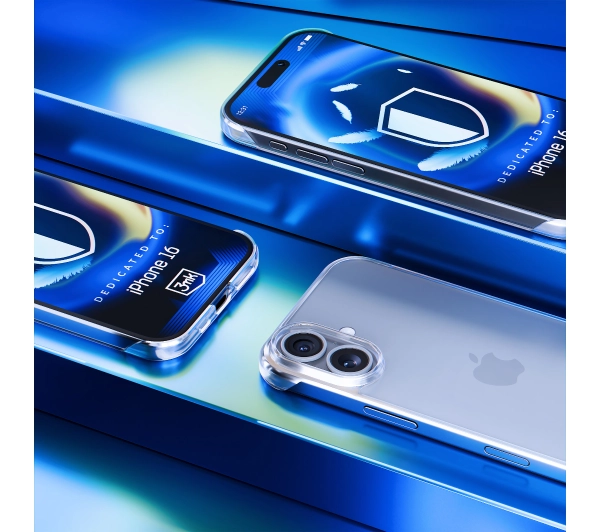 3mk Just20g Clear Case do iPhone 16 Przezroczysty