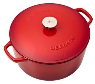 Gerlach Natur Iron Indukcja Żeliwo 5l Czerwony - Kup na Raty - RRSO 0%