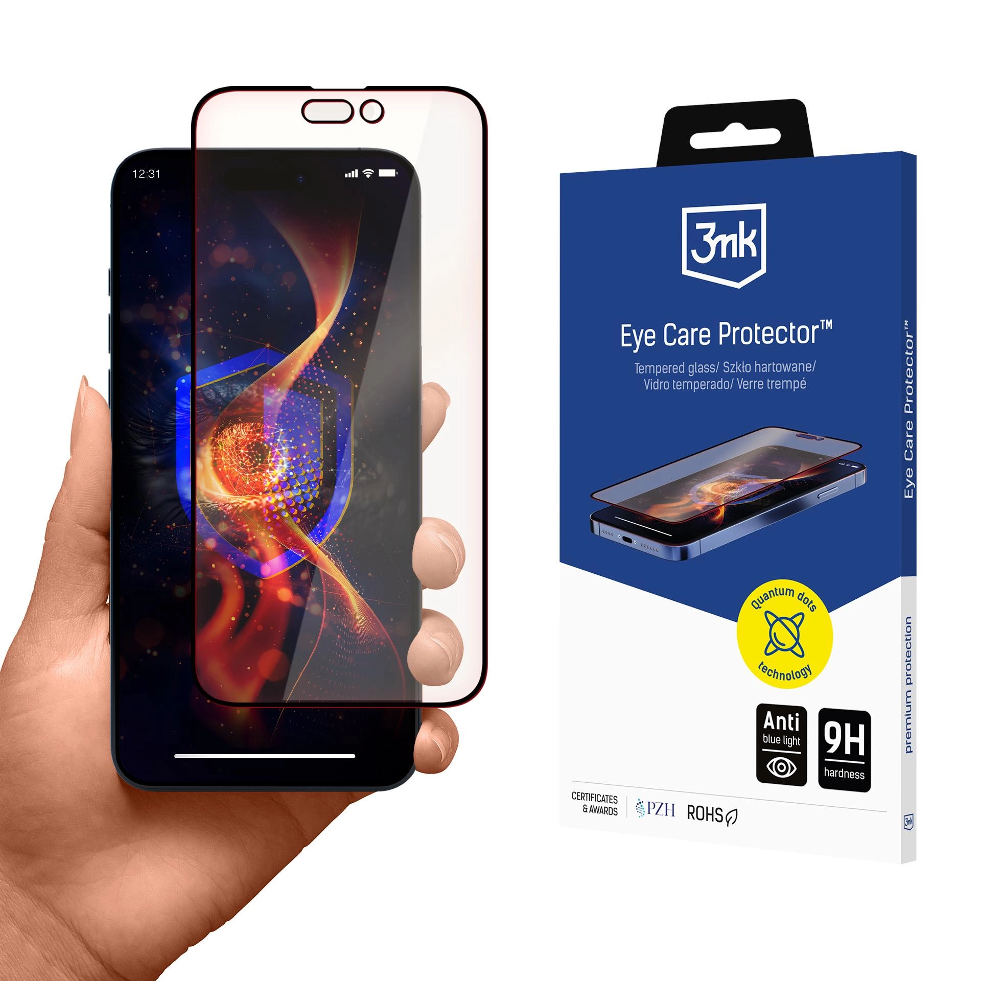 Szkło hartowane 3mk Eye Care Protector do iPhone 14 Pro Max