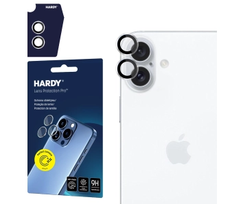 Szkło hartowane 3mk HARDY Lens Protection Pro Transparent do iPhone 16 / 16 Plus