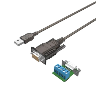 Adapter Unitek Y-108301 USB 2.0 do RS422/RS485 (DB9M) z chipsetem FTDI, 1,5m