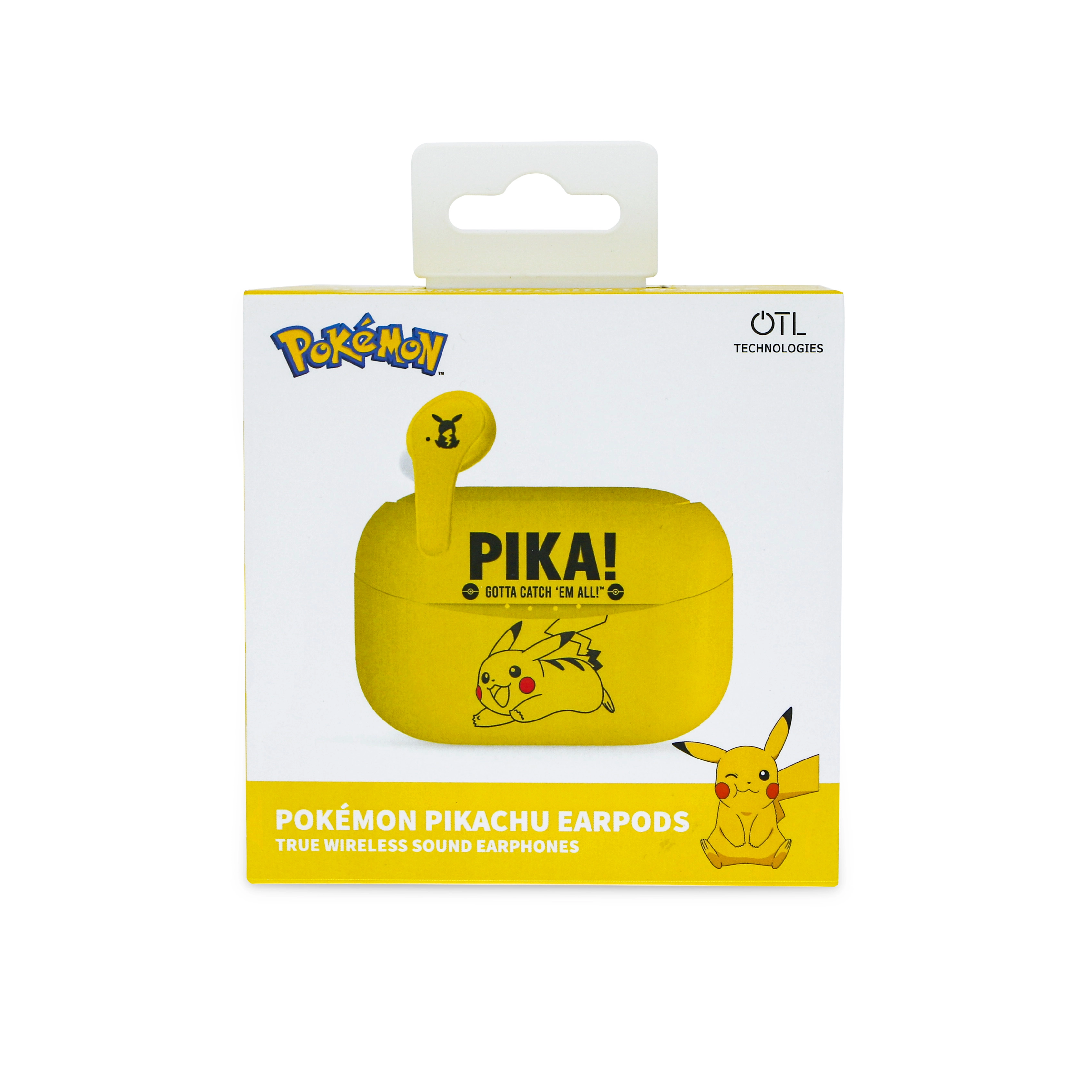 Słuchawki bezprzewodowe OTL Technologies Pokémon Pikachu TWS Earphones Dla Dzieci Dokanałowe Bluetooth 5.3 Żółty