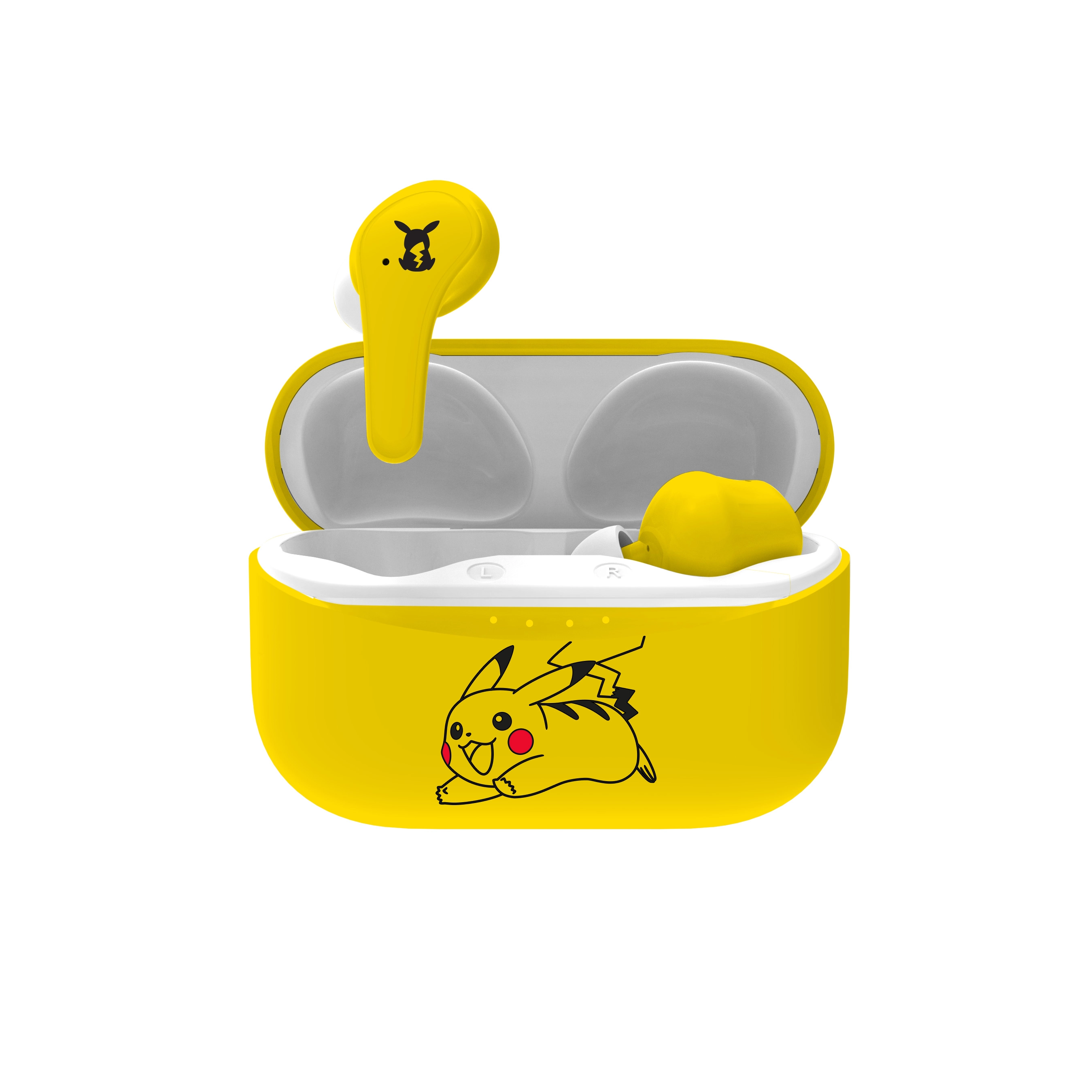 Słuchawki bezprzewodowe OTL Technologies Pokémon Pikachu TWS Earphones Dla Dzieci Dokanałowe Bluetooth 5.3 Żółty
