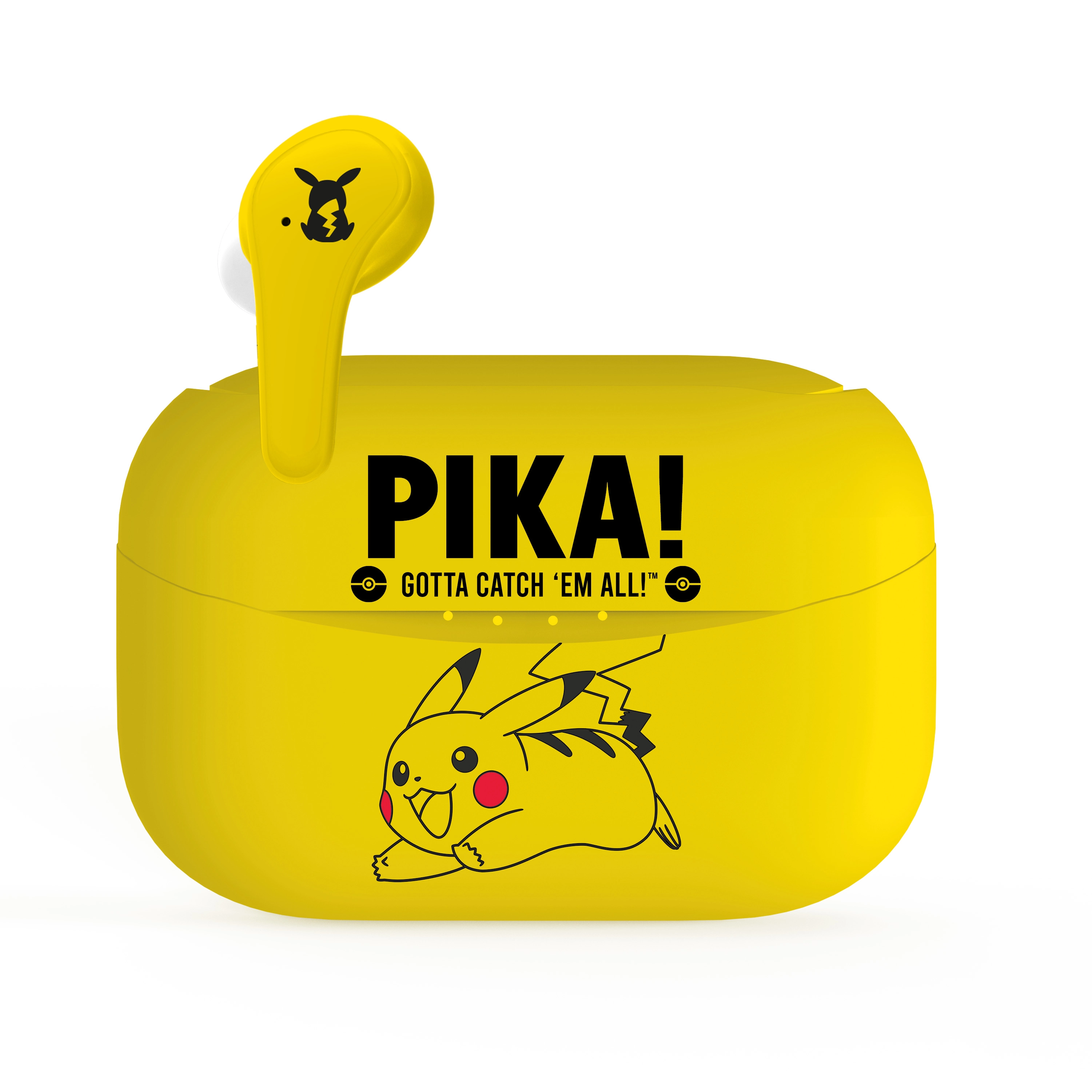 Słuchawki bezprzewodowe OTL Technologies Pokémon Pikachu TWS Earphones Dla Dzieci Dokanałowe Bluetooth 5.3 Żółty