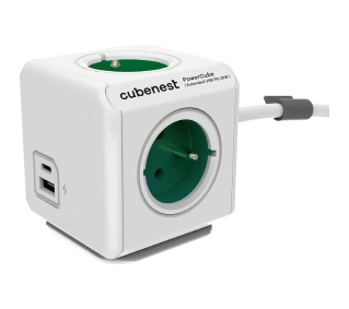Cubenest PowerCube Extended PC420 USB PD 20W 1,5m Zielony