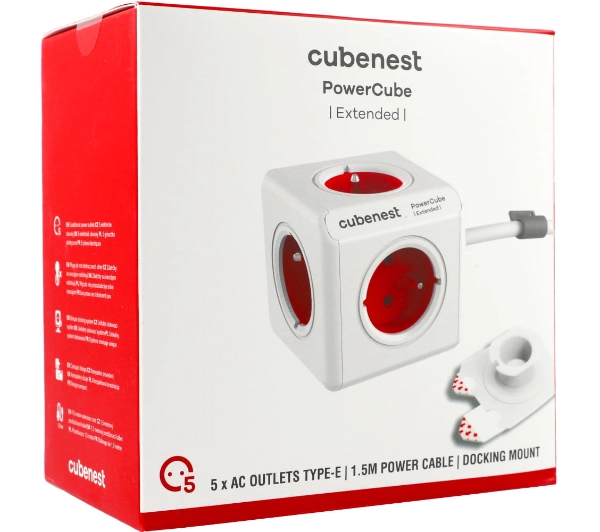Cubenest PowerCube Extended PC320 1,5m Czerwony
