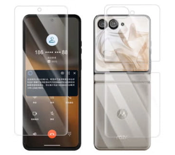Bizon na tył i przód Hydrogel Set Motorola Razr 50