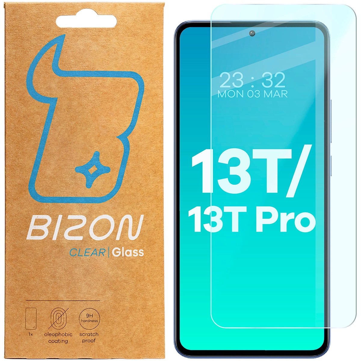 Szkło hartowane Bizon Clear 2 do Xiaomi 13T/13T Pro