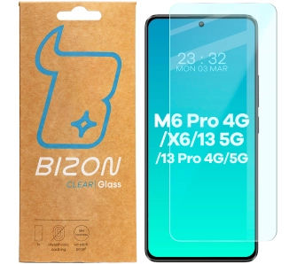 Szkło hartowane Bizon Clear 2 do Poco X6/Poco M6 Pro 4G/Redmi Note 13 5G/Redmi Note 13 Pro 4G/5G