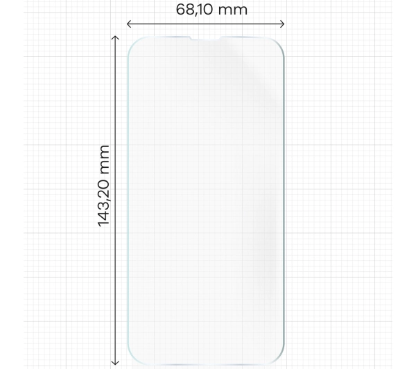Bizon na ekran Hydrogel iPhone 16e/14/13/13 Pro 2 sztuki