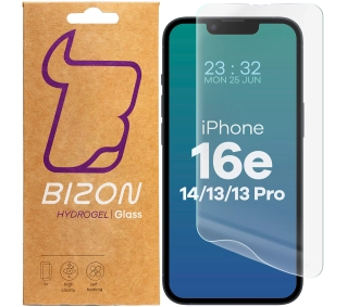 Bizon na ekran Hydrogel iPhone 16e/14/13/13 Pro 2 sztuki