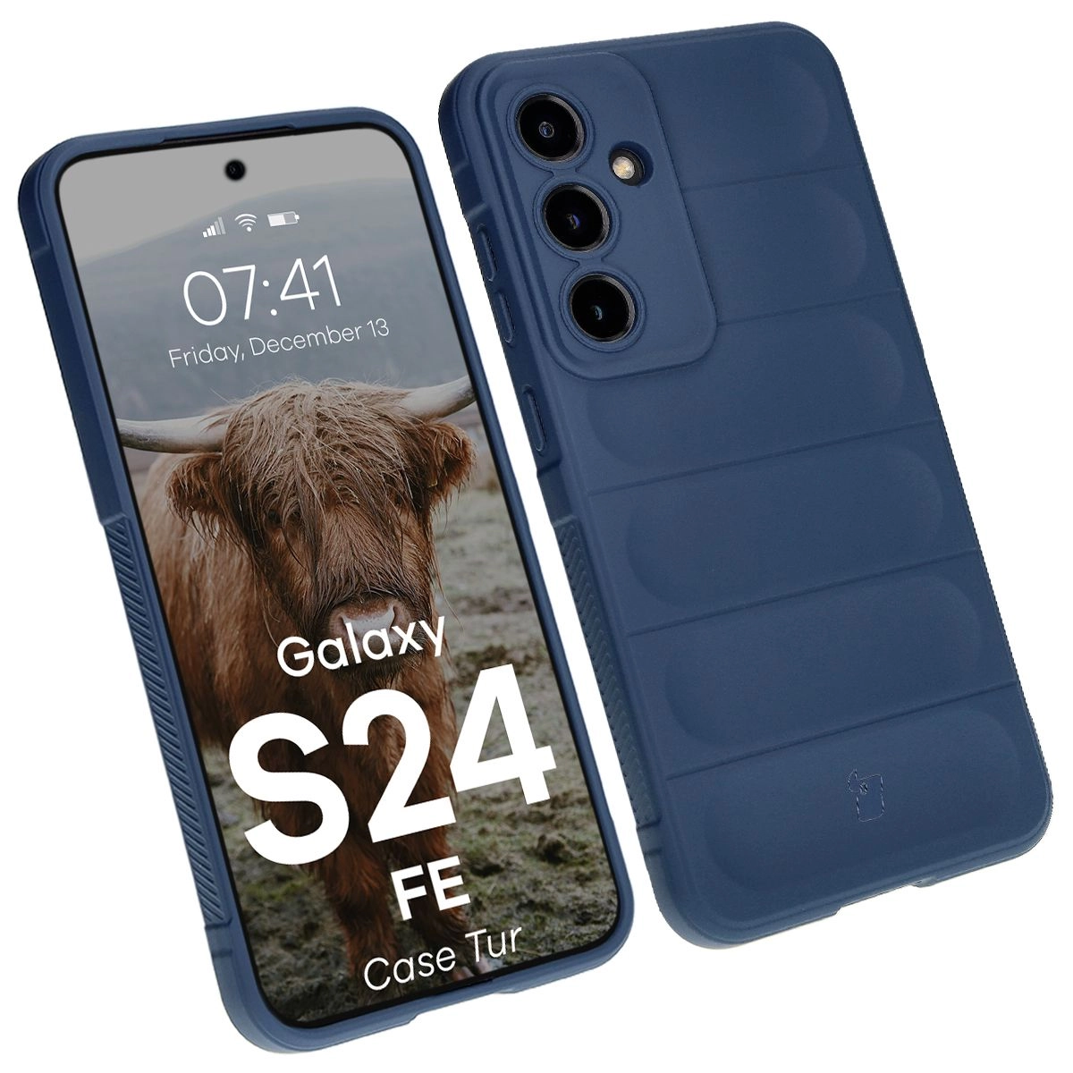 Etui Bizon Tur do Samsung Galaxy S24 FE Dark Blue