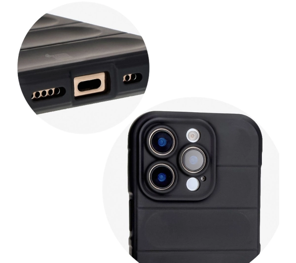 Bizon Tur do iPhone 16 Pro Czarny