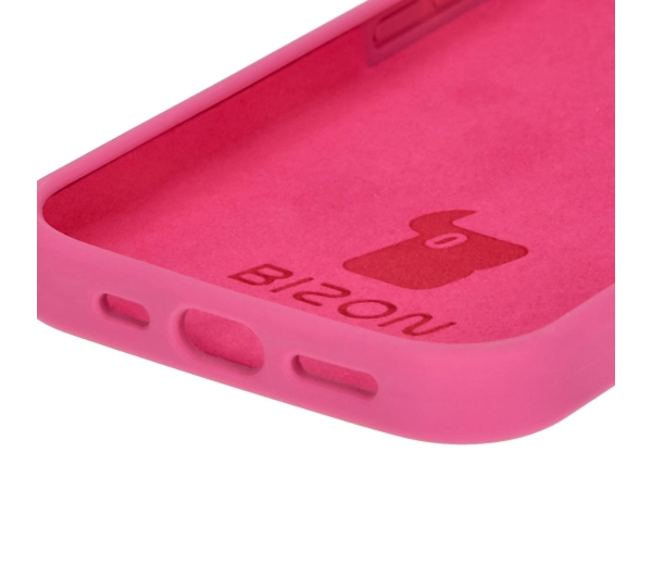 Bizon Silikonowe Soft do iPhone 16 Pro Fuksja