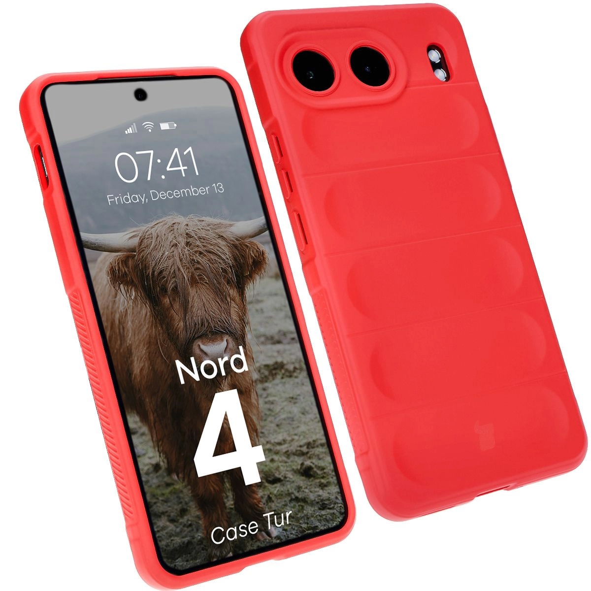 Etui Bizon Tur do OnePlus Nord 4 Red