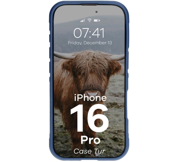 Bizon Tur do iPhone 16 Pro Dark Blue