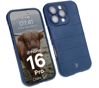 Bizon Tur do iPhone 16 Pro Dark Blue