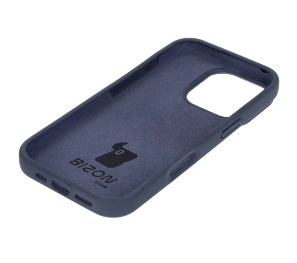 Bizon Silikonowe Soft do iPhone 16 Pro Ciemno-niebieski