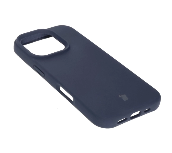 Bizon Silikonowe Soft do iPhone 16 Pro Ciemno-niebieski