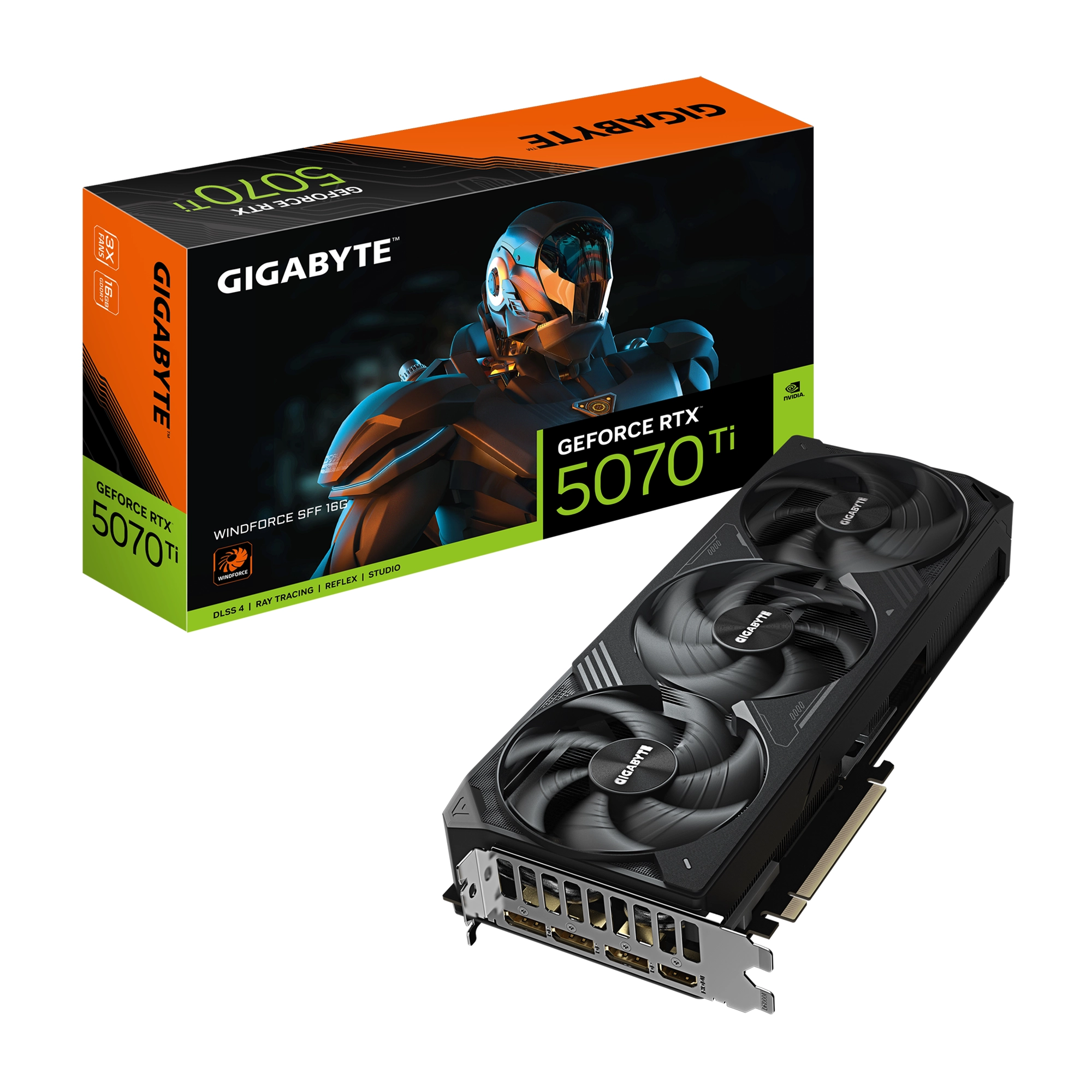 Karta graficzna Gigabyte GeForce RTX 5070 Ti WINDFORCE SFF 16GB GDDR7 256bit DLSS 4
