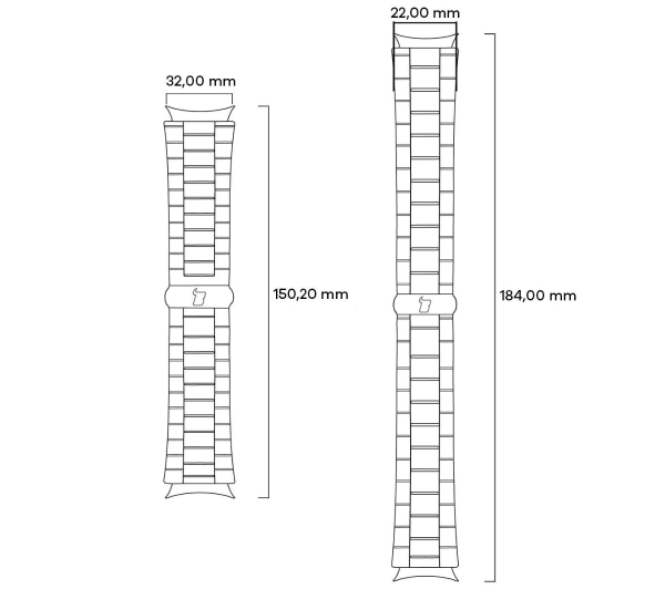 Bizon ze stali nierdzewnej Aura do Apple Watch 41/40/38mm Różowo-złoty