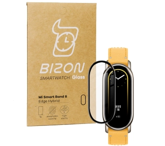 Szkło hybrydowe Bizon Edge Hybrid do Mi Smart Band 8