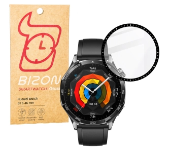 Szkło hybrydowe Bizon Edge Hybrid do Huawei Watch GT 5 46mm