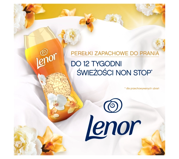 Lenor Perełki Gold Orchid & Vanilla 195g