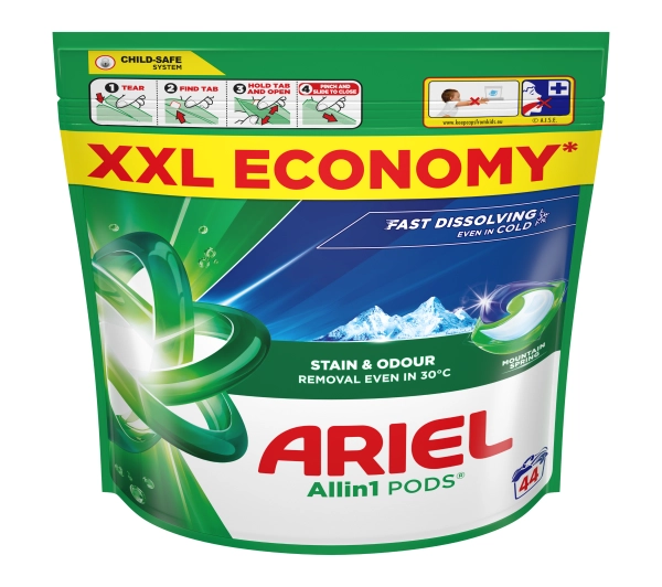 Ariel All in 1 Mountain Spring 44 prania 44szt.