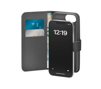 Etui Puro Wallet Stand do iPhone 16e Czarny