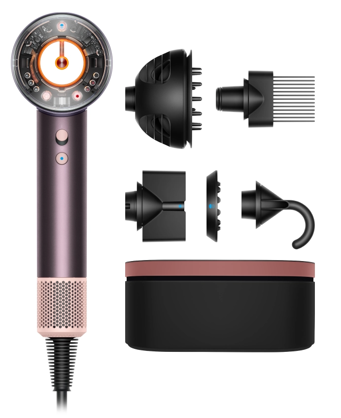 Suszarka do włosów Dyson Supersonic Nural 599003-01 Jonizacja Dyfuzor Zimny nawiew 1600W 3 prędkości 4 temperatury