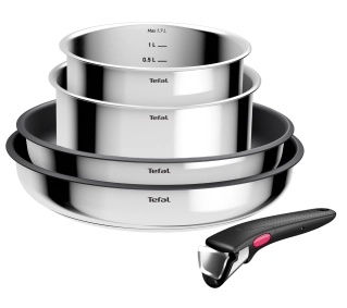 Tefal Ingenio Cook Eat L881S504 Indukcja Stal nierdzewna 5 elementów