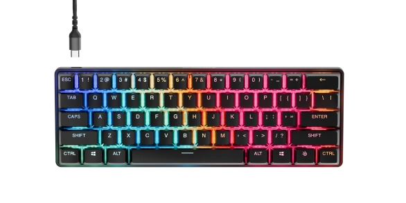 Klawiatura mechaniczna SteelSeries Apex Pro Mini Gen 3 US Czarny
