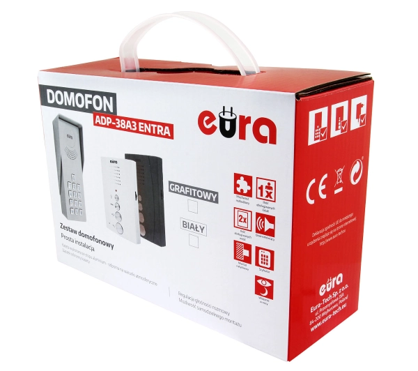 Eura-Tech Eura ADP-38A3 Biały - Kup na Raty - RRSO 0%
