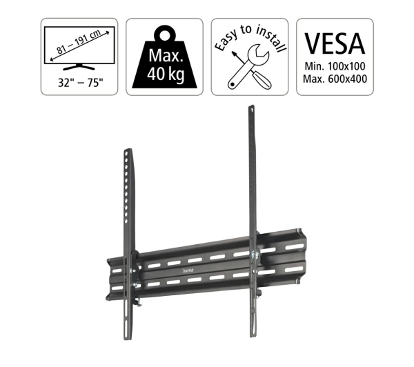 Hama 220814 Motion od 32" do 75" Max 40kg
