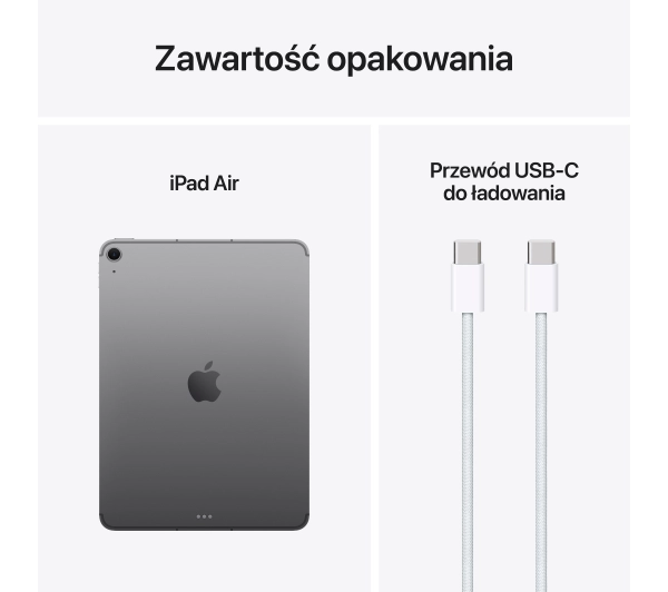 Apple iPad Air 11" M3 7 gen. 2025 256GB Wi-Fi Cellular 5G Gwiezdna Szarość - Kup na Raty - RRSO 0%