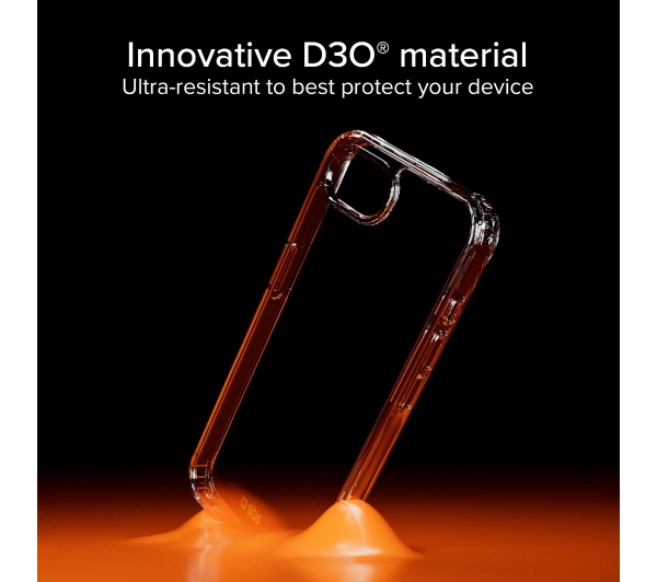 SBS D3O do iPhone 16e Przezroczysty