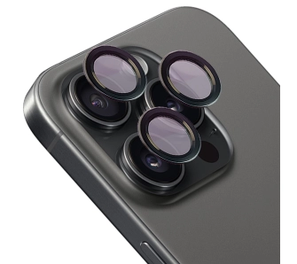 Szkło hartowane Bizon na aparat z aplikatorem Snap Lens do Apple iPhone 15 Pro/15 Pro Max