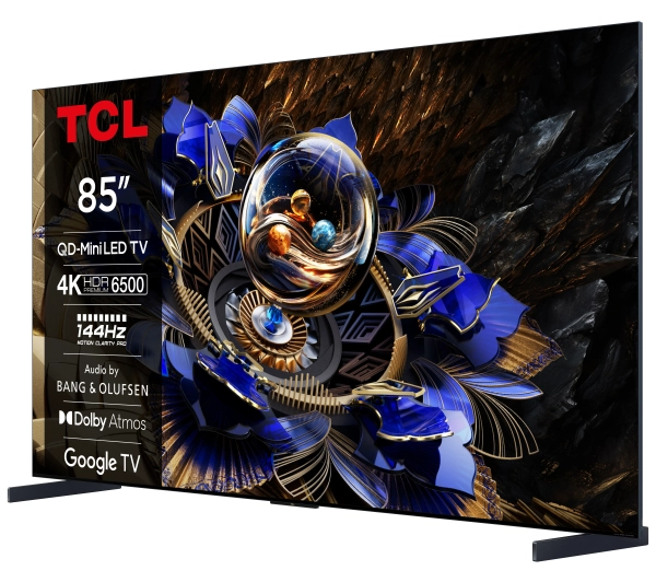 TCL 85X11K 85" QD-Mini LED 4K 144Hz Google TV Dolby Vision IQ Dolby Atmos HDMI 2.1 DVB-T2 - Kup na Raty - RRSO 0%