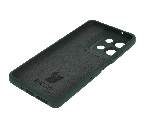 Bizon Silikonowe Soft do Motorola Moto G75 5G Ciemnozielony