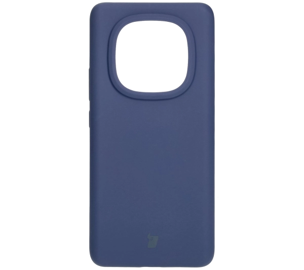 Bizon Silikonowe Soft do Xiaomi Redmi Note 14 Pro Plus 5G Ciemno-niebieski
