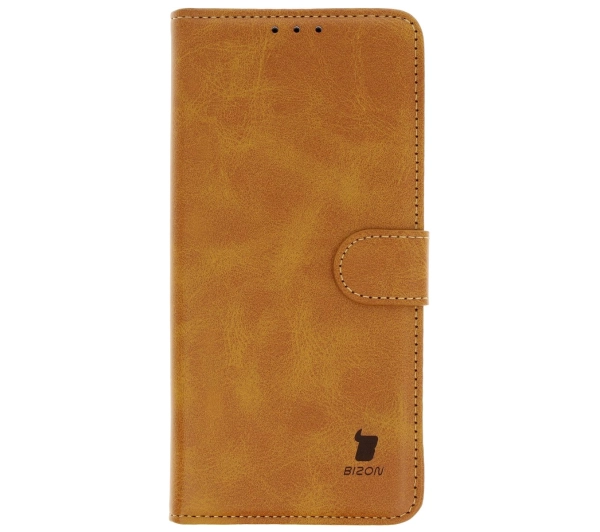 Bizon z klapką Pocket do Xiaomi Redmi Note 14 Pro 5G/Poco X7 Brązowy