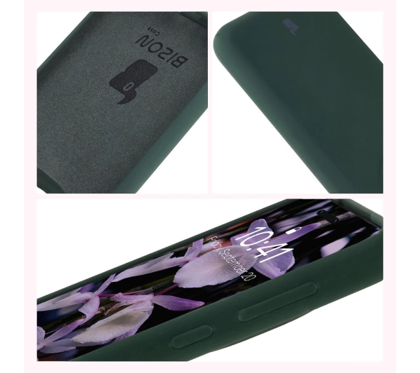 Bizon Silikonowe Soft do Honor Magic7 Pro Ciemnozielony