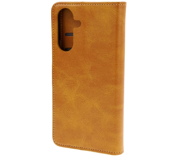 Bizon z klapką Pocket do Galaxy A36 5G Brązowy