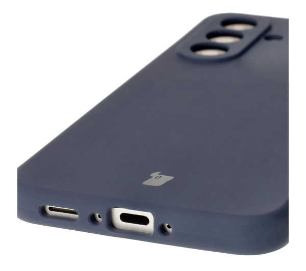Bizon Silikonowe Soft do Galaxy A36 5G Ciemno-niebieski