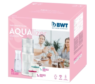 BWT AQUAlizer Station 2 wkłady 2 karafki Biały
