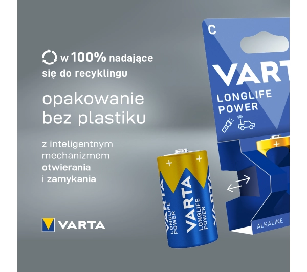VARTA LR14 Longlife Power 2szt.
