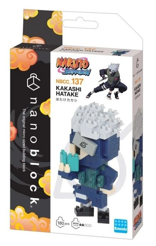Model do składania Bandai Nanoblock Naruto - Kakashi Hatake