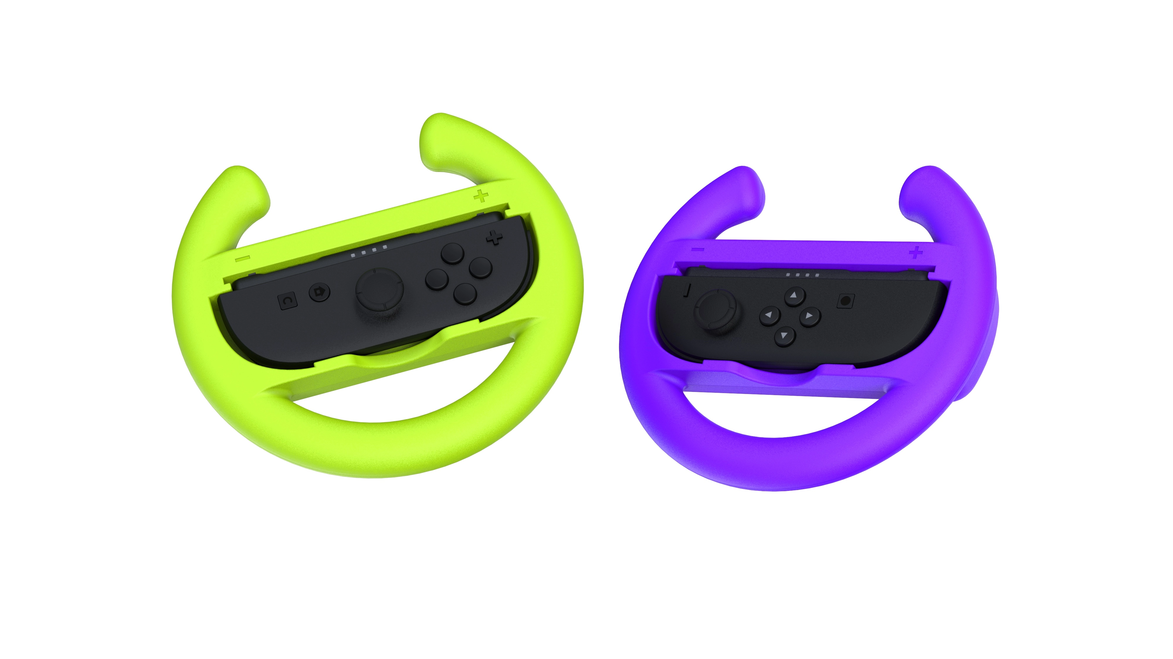 Kierownica Yaxo YGWSJCH02CM  Joy-Con Wheels Set do Nintendo Switch 2 Żółto-fioletowy