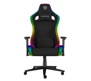 Genesis Trit 660 RGB Gamingowy do 150kg Tkanina Czarny - Kup na Raty - RRSO 0%